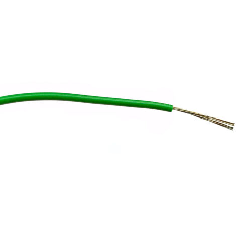 Fils de câblage RS PRO, 0,22mm², Vert, 100m, 1 000 V c.a. ( Prix pour Bobine de 100 Mètres )