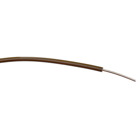 Fils de câblage RS PRO, 0,3 mm², Marron, 100m, 1 000 V c.a. ( Prix pour Bobine de 100 Mètres )