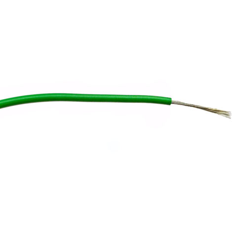 Fils de câblage RS PRO, 0.5mm², Vert, 100m, 1 000 V c.a. ( Prix pour Bobine de 100 Mètres )