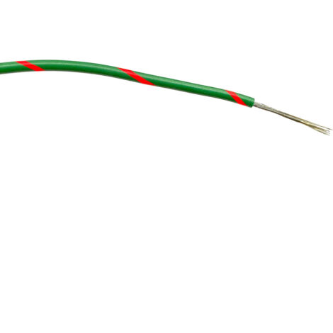 Fils de câblage RS PRO, 0.5mm², Vert/Rouge, 100m, 1 000 V c.a. ( Prix pour Bobine de 100 Mètres )