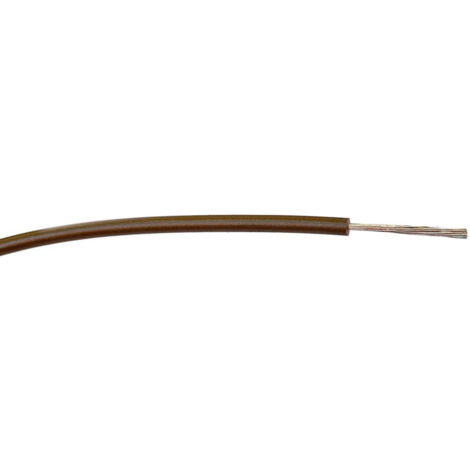 Fils de câblage RS PRO, 0,75 mm², Marron, 100m, 1 000 V c.a. ( Prix pour Bobine de 100 Mètres )