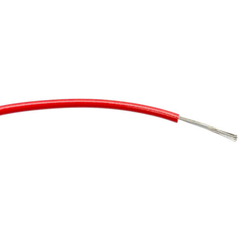 Fils de câblage RS PRO, 0,75 mm², Rouge, 100m, 1 000 V c.a. ( Prix pour Bobine de 100 Mètres )