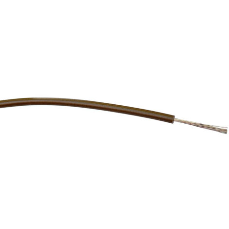 Fils de câblage RS PRO, 1 mm2, Marron, 100m, 1 000 V c.a. ( Prix pour Bobine de 100 Mètres )