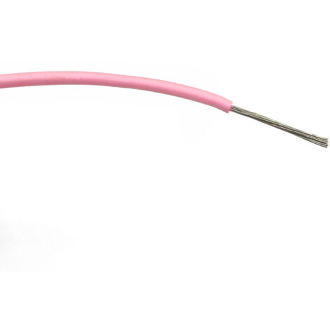 Fils de câblage RS PRO, 1 mm2, Rose, 100m, 1 000 V c.a. ( Prix pour Bobine de 100 Mètres )