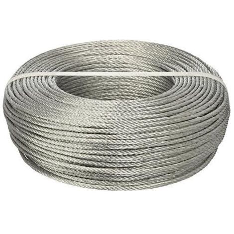 Fils en acier galvanisé 72 fils Commercial 100 m diamètre 3 mm