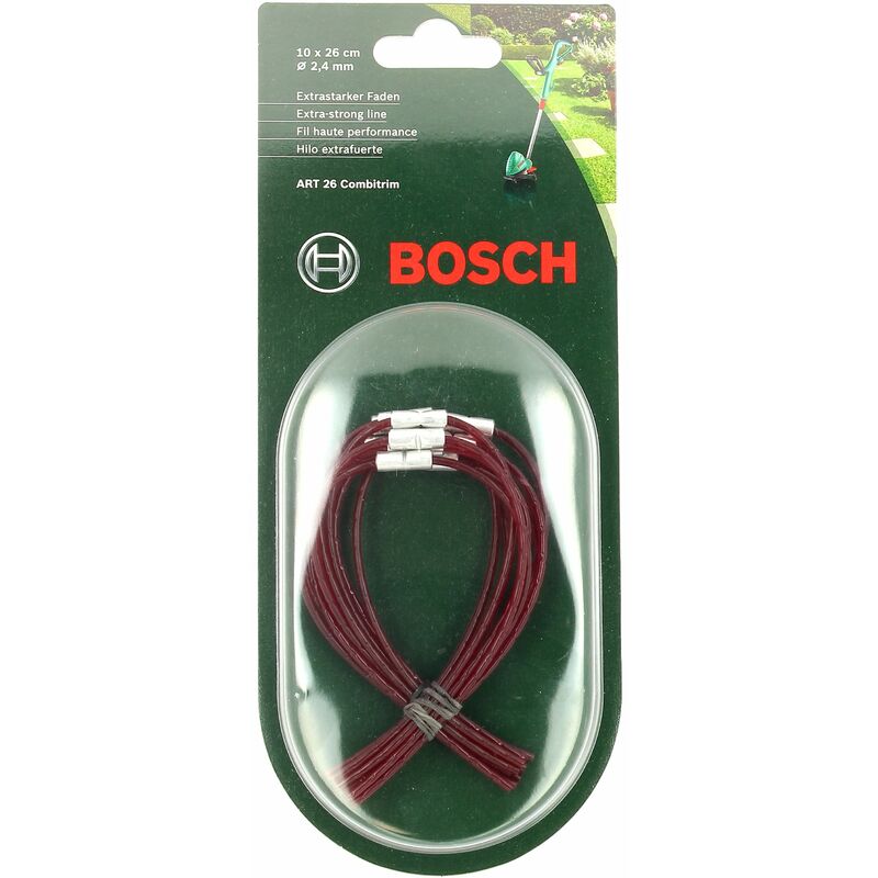 Bosch - Fils haute performance par 10 -26cm pour coupe bordures