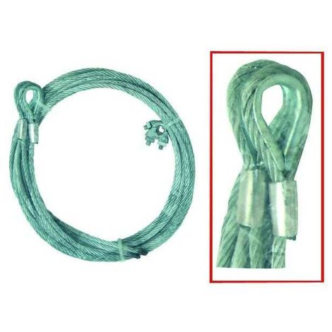 Fils pour basculants galvanisés, œillet / pince 2,5 m