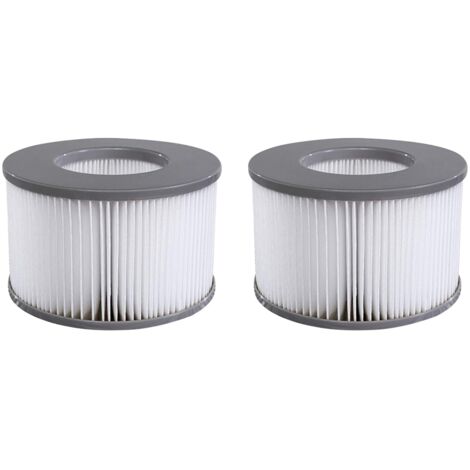 Filter Cartridges for, Replacement Filters for Whirlpool Inflatable Pool, Bathtub Filters (2 Pcs)