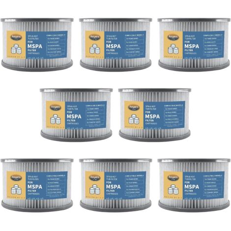 Filter for Mspa, Spa Filter for Mspa Lite, Filter Cartridge for Mspa Whirlpool Pool