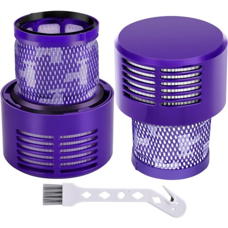 Filter für Dyson V10 SV12, 2 Ersatzfilter für Dyson V10 SV12 Cyclone Series Staubsauger, V10 Absolute Animal Motorhead Total Clean SV12 Akku-Zubehör  DY-969082-01