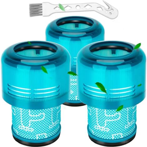 Filter für Dyson V11 V15, 3 Pack Vakuumfilter Ersatz für Dyson V11 V15 SV14 SV17 SV22 Detect Animal Absolute Extra Pro Torque Drive Akku Staubsauger, Ersetzen Sie  970013-02