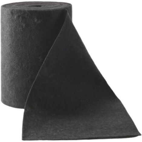 Filter für Hauben, die mit Kohle in Polyesterfaser und Holzkohlepulver 50 x 100 cm aktiv sind