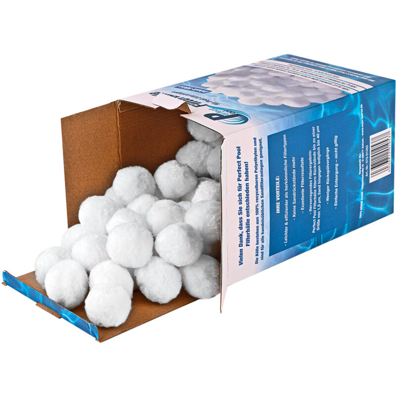 Filterbälle Pool Reinigungsbälle für Filteranlagen 500 g mehrfach verwendbar