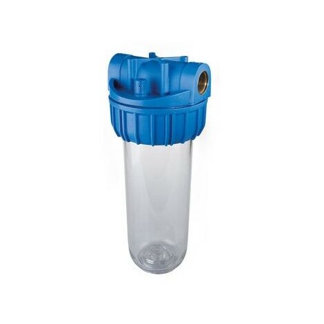 Filterbehälter 10''  Verstärkte Messingverbindung  Maximale Druck 6 Bar  Sedimente  Polifosfate