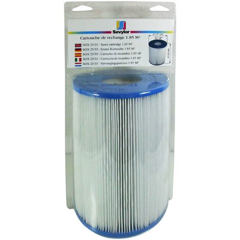 Filterkartusche für MPN 40 1,9 qm, 205 x 157 mm,  Innendurchm. 67 mm