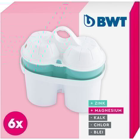 Filterkartuschen ZINC + Magnesium Mineralized Water 6er Pack - stärkt das Immunsystem und die Abwehrkräfte