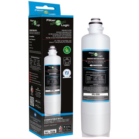 FilterLogic FFL-112B Fridge Water Filter Compatible with Bosch Ultraclarity Pro