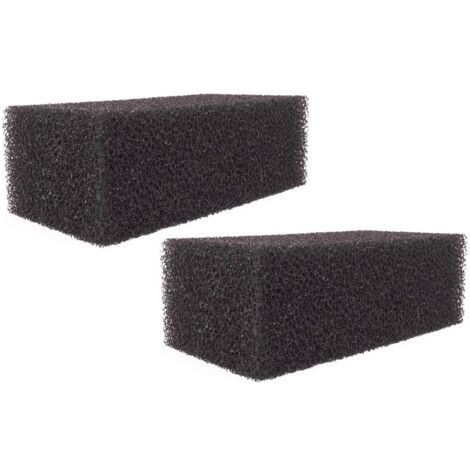 Filterschwamm schwarz 2 Stück für Hang On Filter HBL-701