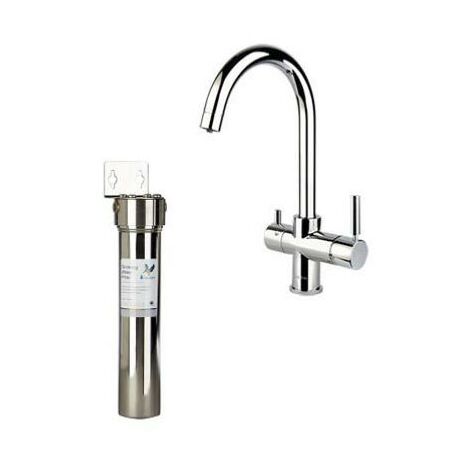 Filtration Doulton his avec mitigeur 3 voies Guglielmi brillant
