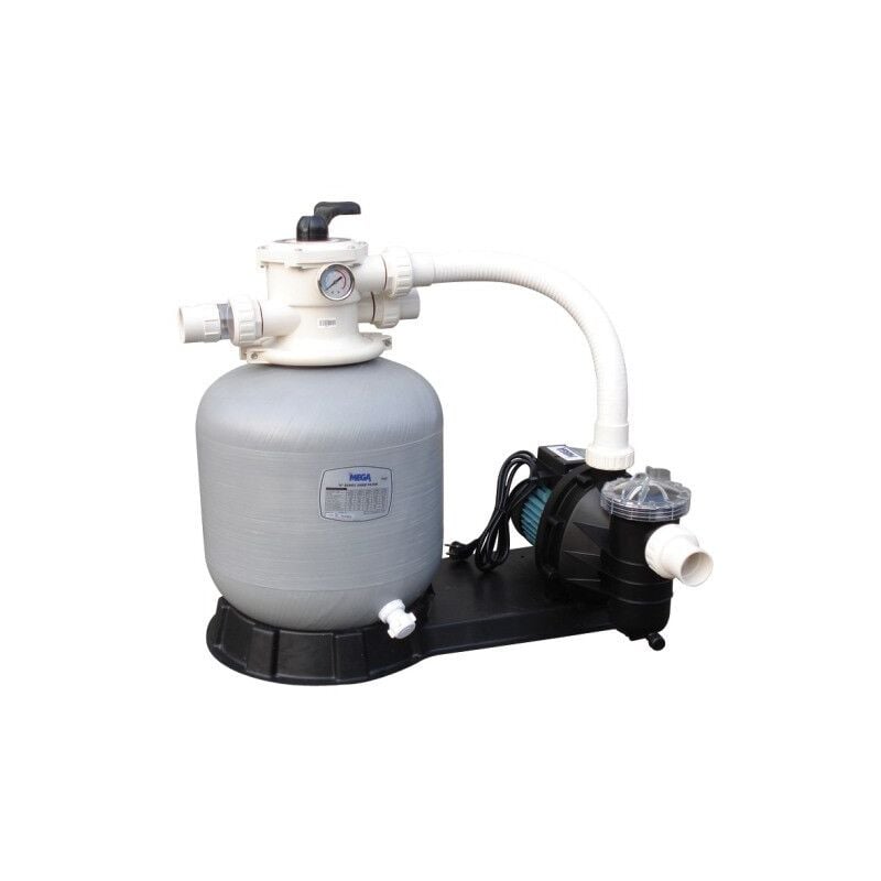 Filtration piscine hors sol Mega Pool fsf : Filtre + pompe 4 m3/h