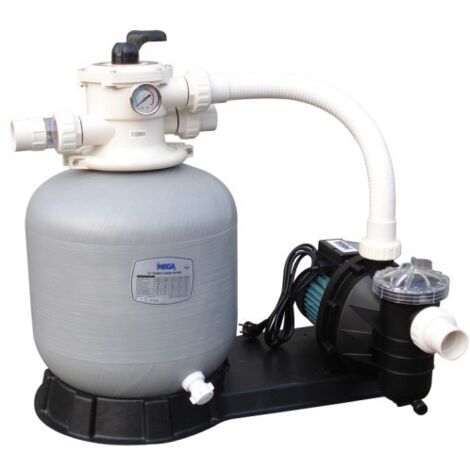 Filtration piscine hors sol Mega Pool FSF : Filtre + pompe 4 m3/h