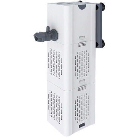 Filtre 15 W, circulation de filtration de filtre à pêche à la pompe interne avec maximum de 1000 l / h flux d'air réglable silencieux et faible bruit