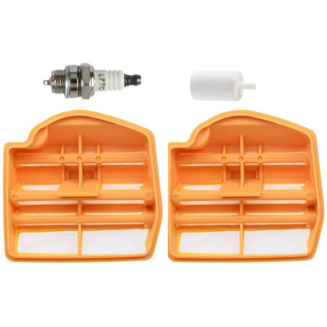 Filtre à air 544080802 adapté aux tronçonneuses Husqvarna 445, 445E, 450 et 450E.