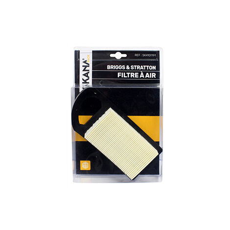 Filtre à Air Adaptable Briggs & Stratton Pour Les Moteurs Series 21 (344 Cc) De 10 à 12 Ch. Modèle Plat. Longueur : 184 Mm Large