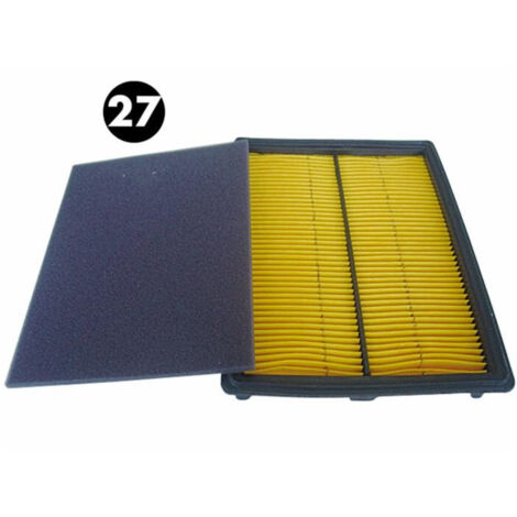Filtre à air adaptable Honda 25,4X168X222 mm
