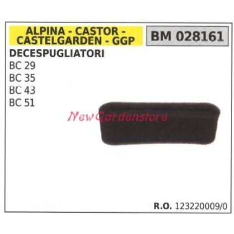 Filtre à air ALPINA moteur de débroussailleuse BC 29 35 43 51 028161