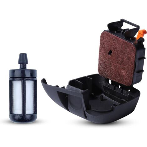 Filtre à Air avec Boîtier pour Stihl Débroussailleuse FS38 FS45 FS46 FS55 FC55 FC55DZ FC55Z HL45 HL45Z HL45DZ KM55 KM55C KM55R, Pièces de Rechange Coupe-Bordure Accessoire