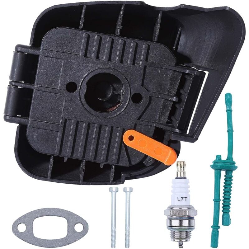 Coocheer - Filtre à air avec couvercle pour tondeuses et coupe-bordures Stihl FS38 FS45 FS46 FS55 FS55R FS55RC KM55 KM55R HL45 HS45 FC55,