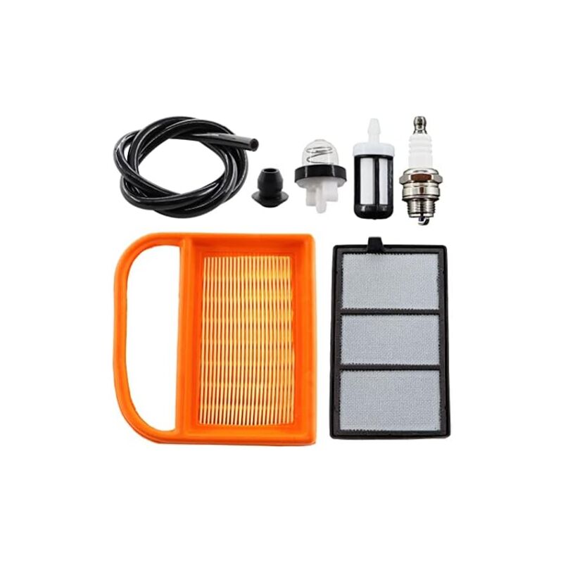 Filtre à air avec pré-filtre à carburant Primer Bulb Bougie dallumage pour tronçonneuse Stihl TS410 TS420 TS410Z TS420Z TS480 TS500i Remplace 4238