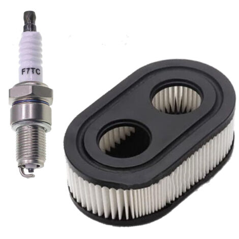 Filtre à air & Bougies d’allumage pour Moteurs Briggs & Stratton 550E 550EX Série Eco-Plus 575EX remplace Le 798339 798452 593260 093000er 09P0000 Moteur 4247 5432 5432K