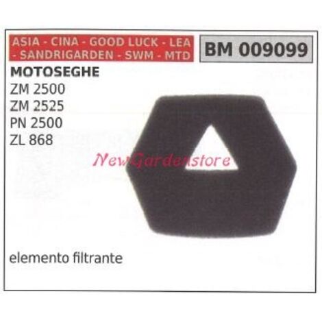 Filtre à air CINA moteur de tronçonneuse ZM 2500 PN 2500 ZL 868 009099