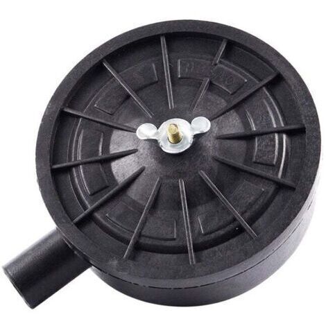 Filtre à air compresseur 20mm – Filetage mâle G1/2 – Filtration silence pour compresseur d'air – Plastique noir