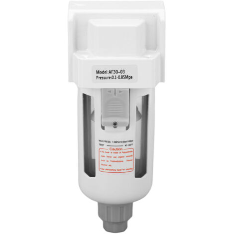 Filtre à air comprimé avec manomètre et purgeur, régulateur de pression 0.1‑0.85 MPa, raccord G3/8 pouce