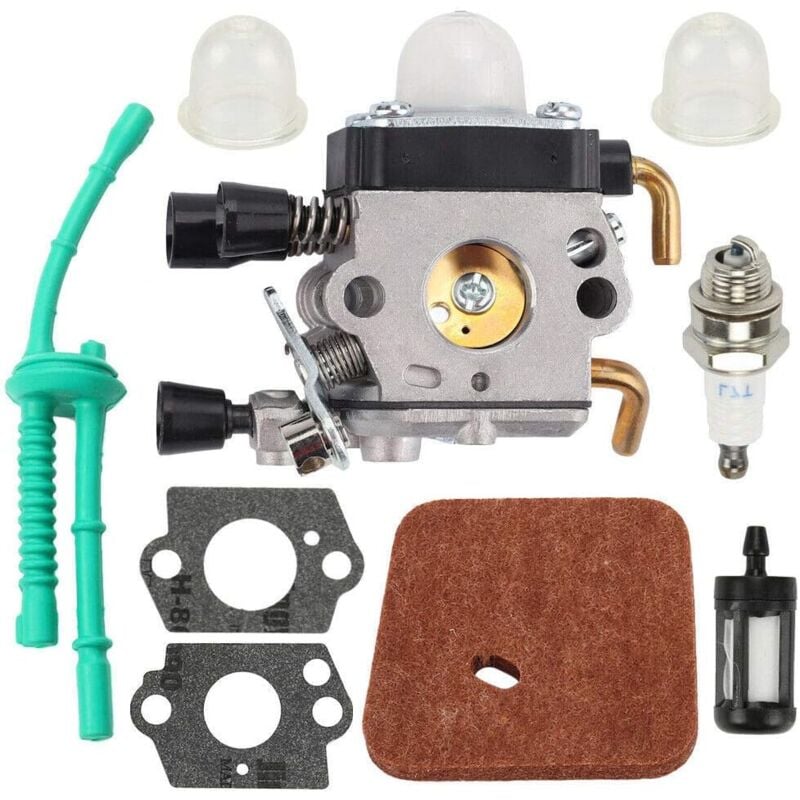 Filtre à air de carburateur FS55 FS45 FS46 38 KM55, filtre de tuyau de carburant, accessoires de tondeuse à gazon en coton