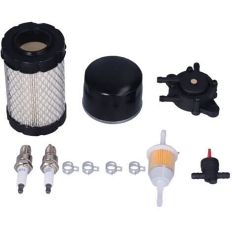 Filtre à air de la tondeuse à gazon avec huile de pompe à carburant Pré pour John Deere D100 D105 D110 D130 D140 D160 D170 MIU14395-Crezuo