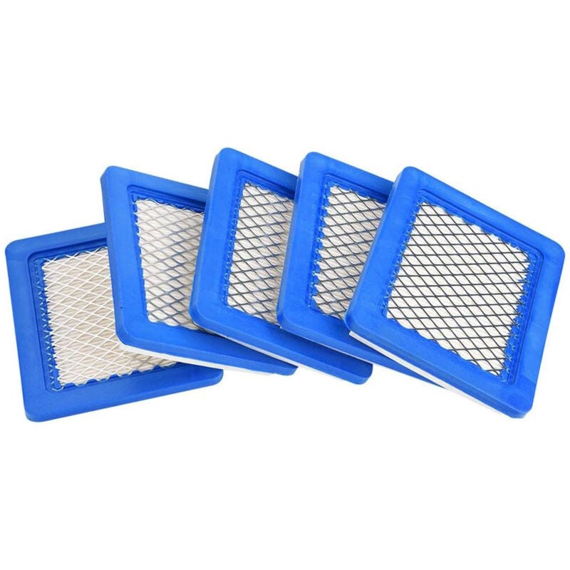 Filtre à Air de Rechange Pack de 5 Filtres à Air de Remplacement de Qualité Supérieure pour Briggs Stratton 491588 491588S 399959 Tondeuse à Gazon