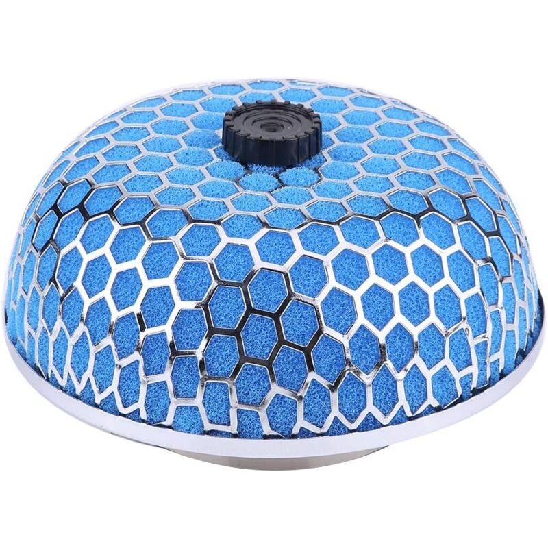 Filtre à air de rechange pour voiture, mousse de mousse à haut débit universelle pour la plupart des voitures (bleu).