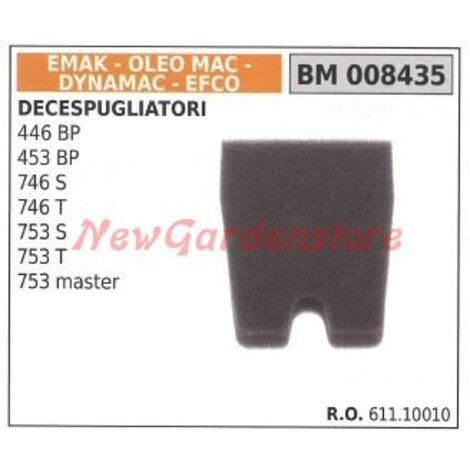 Filtre à air EMAK débroussailleuse 446 BP 453 BP 746 S 746 T 008435
