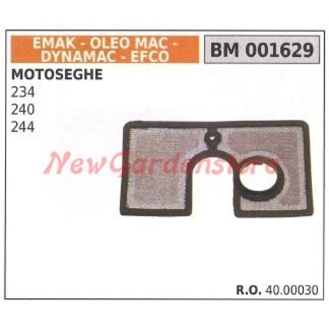 Filtre à air EMAK pour tronçonneuse 234 240 244 001629 oleomac efco