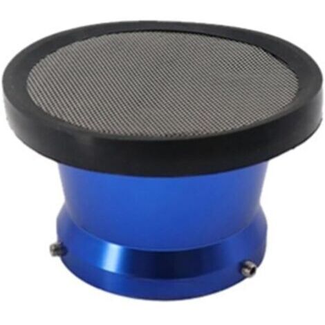Filtre à air en alliage d'aluminium pour carburateurs de moto de 24 à 30 mm, compatible avec systèmes ATV et UTV, 55 × 45 mm (bleu)