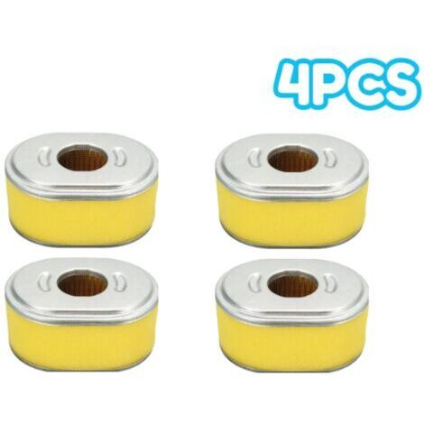 Filtre à air en nid d'abeille de remplacement pour moteur de tondeuse à gazon Honda GX140 GX160 GX200 5,5 HP 6,5 HP (paquet de 4)