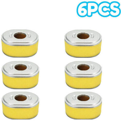 Filtre à air en nid d'abeille de remplacement pour moteur de tondeuse à gazon Honda GX140 GX160 GX200 5,5 HP 6,5 HP (paquet de 6)