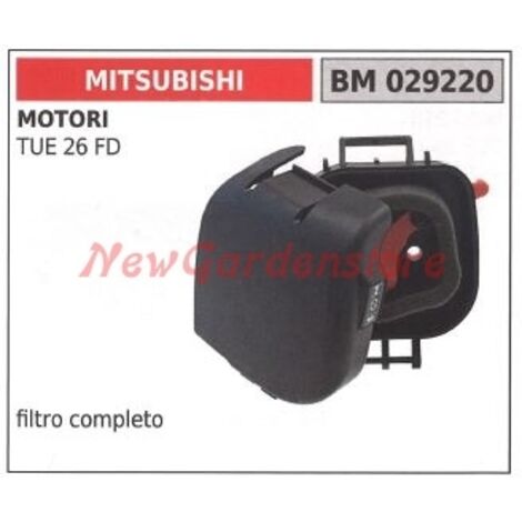 Filtre à air et support MITSUBISHI moteur 2 temps monté sur débroussailleuse 029220
