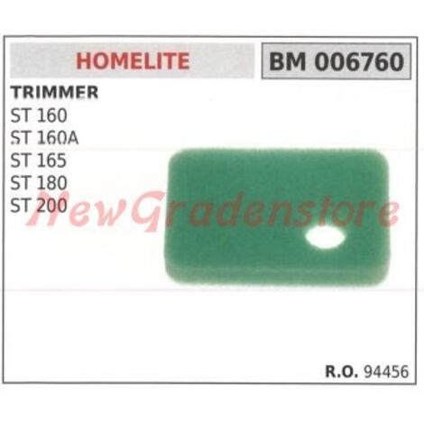 Filtre à air HOMELITE coupe-bordures ST 160 160A 165 180 200 006760