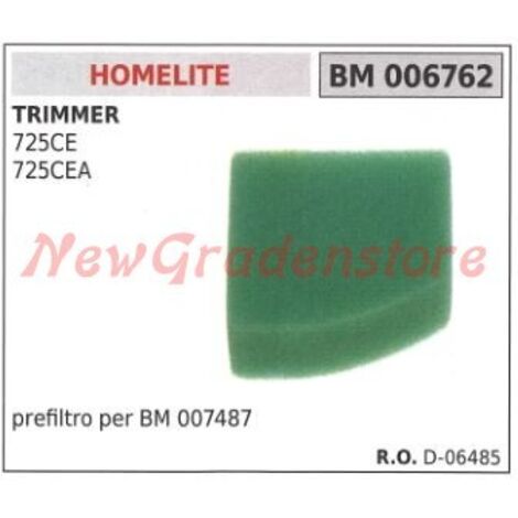 Filtre à air HOMELITE débroussailleuse 725CE 725CEA 006762