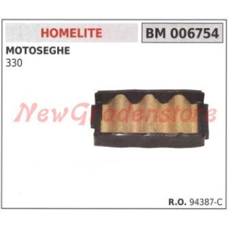 Filtre à air HOMELITE tronçonneuse 330 006754